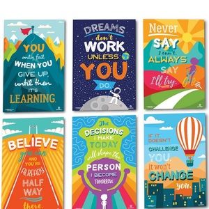 Sproutbrite: 6 motivational posters brand new in original box